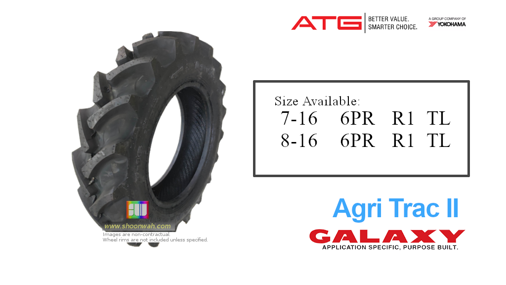 18.4-34 Galaxy 8PR AGRI TRAC11 Agriculture Farm Tractor Tubeless Tire