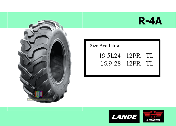 16.9-28 Lande (Armour) 12PR R4A OTR tubeless TL tires