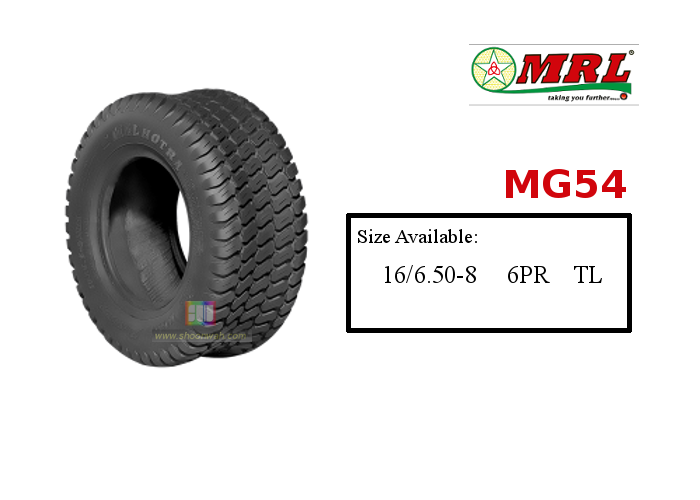 MRL MG54 16x6.5-8 Golf Cart, Garden Tractor Lawn Mower Tubeless Tires