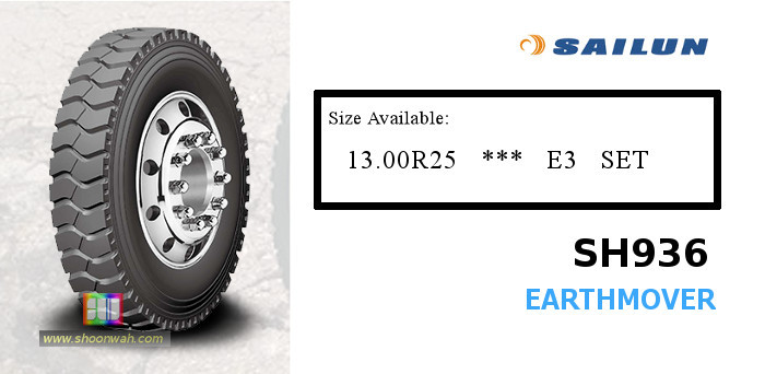 1300R25 *** SAILUN S936 E3 EarthMover Tube Type OTR Radial Tires